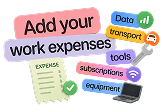 Add your work expenses